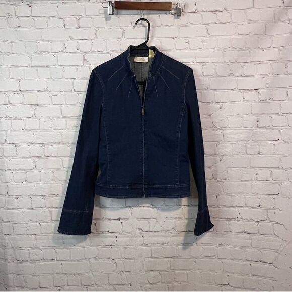 Vintage Dana Buchman Jean Jacket size 4 - Picture 1 of 6